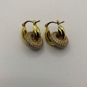 14K Gold-Plated Versatile Hoop Earrings